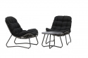 Loungeset \'Siro\' - Svart