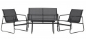 Loungeset \'Ravena\' - Svart