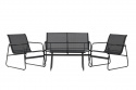 Loungeset \'Ravena\' - Svart