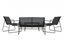 Loungeset \'Ravena\' - Svart
