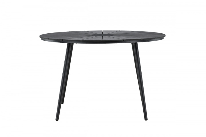 Matbord \'San Vito\' 120x74cm - Svart i gruppen Möbler / Utemöbler / Trädgårdsbord hos Reforma (9808-100)