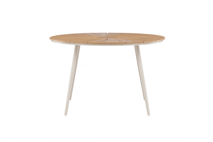 Matbord \'San Vito\' 120x74cm - Beige i gruppen Möbler / Utemöbler / Trädgårdsbord hos Reforma (9808-222)