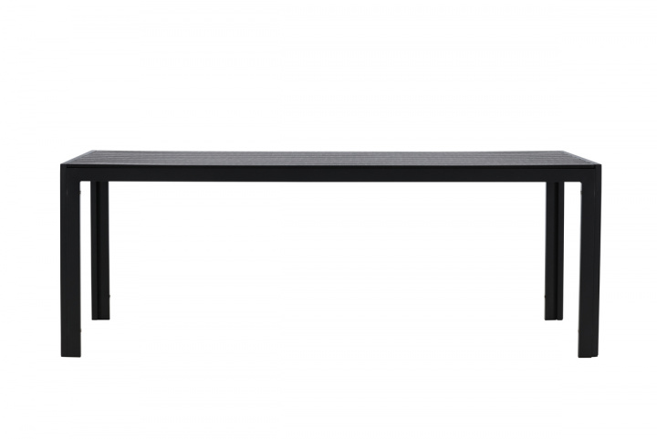Matbord \'Mirko\' 205x74cm - Svart i gruppen Möbler / Utemöbler / Trädgårdsbord hos Reforma (9810-100)