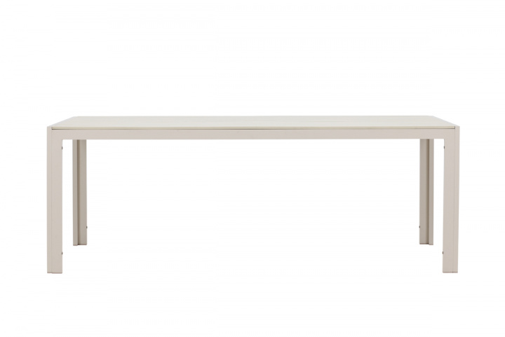 Matbord \'Mirko\' 205x74cm - Beige i gruppen Möbler / Utemöbler / Trädgårdsbord hos Reforma (9810-222)