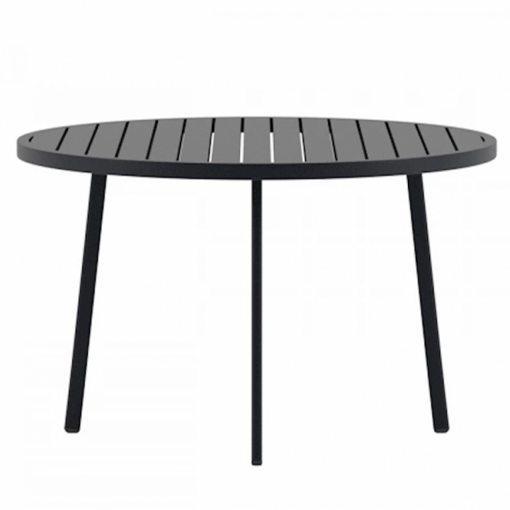 Matbord \'Giardini\' runt 120cm - Svart i gruppen Rum / Uteplats / Bord hos Reforma (9881-100)