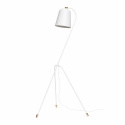 Golvlampa \'Hey\' - Vit/Mässing