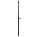 Klädhängare \'Ljusdal\' 24cm - Svart