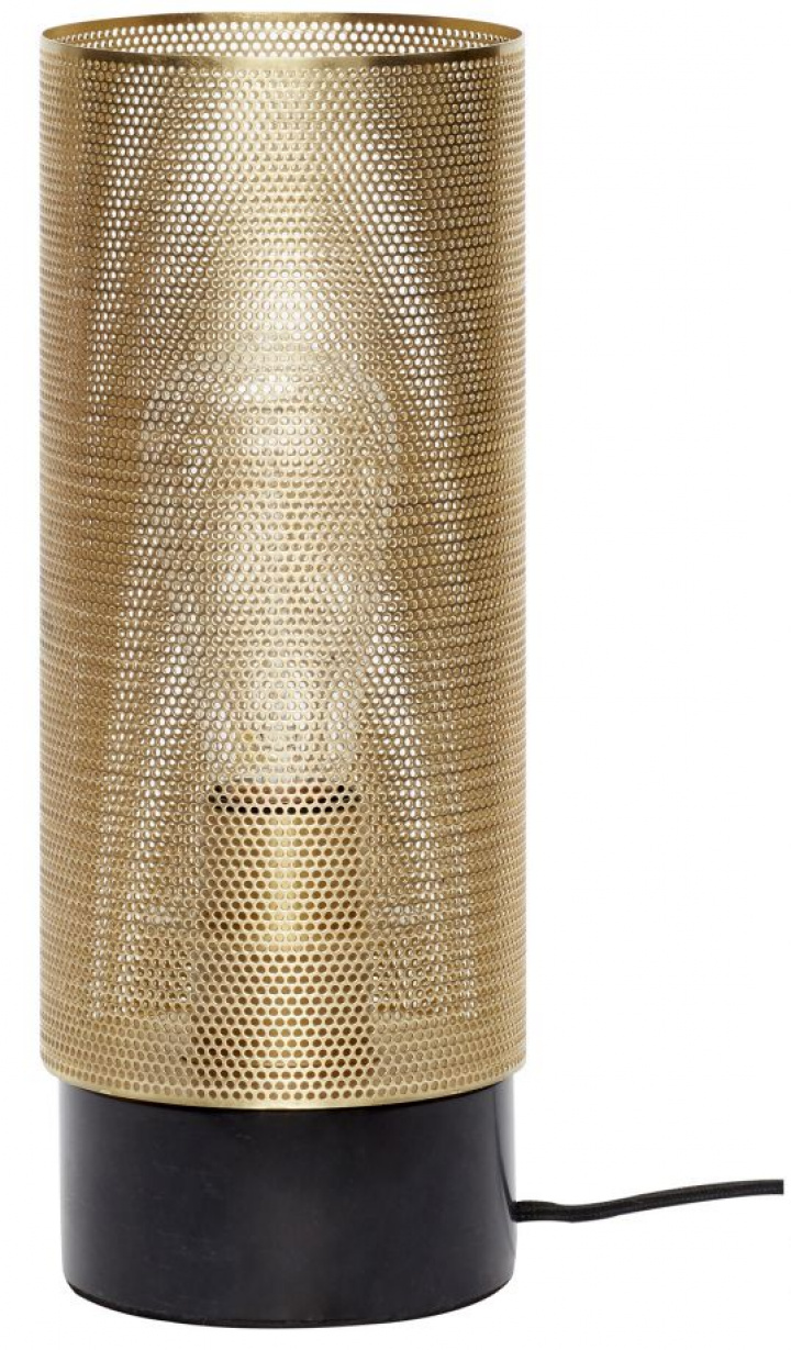Bordslampa 'Edge' - Svart/Mässing