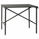 Bord \'Metall\' - Svart 90x90