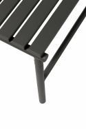 Bänk \'Metall\' - Svart