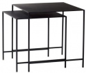 Sidobord \'Duo\' - Svart 2 set