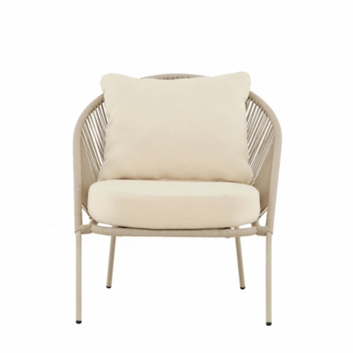 Fåtölj \'Lindos\' - Beige i gruppen Möbler / Utemöbler / Utefåtöljer hos Reforma (9931-222)