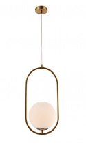 Taklampa \'Opal\'- Matt Oval