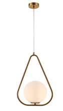 Taklampa \'Opal\' - Matt Triangel