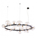 Taklampa \'Krona\'- Mässing/Glas L