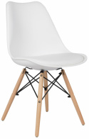 Stol \'Milano\' - Vit/PU-läder