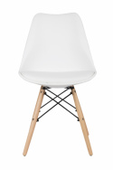 Stol \'Milano\' - Vit/PU-läder