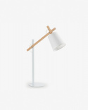 Bordslampa \'Jovik\' - Vit/Brun