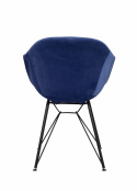 Stol \'Uptown\' - Blå/Sammet