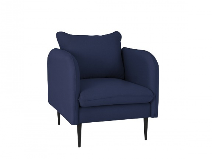 Fåtölj \'Posh\'- Blå/Svart i gruppen Möbler / Sittmöbler / Fåtöljer hos Reforma (AC070POSH-ET8002)