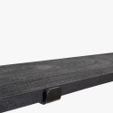 Vägghylla \'Factory\' 80 cm - Svart