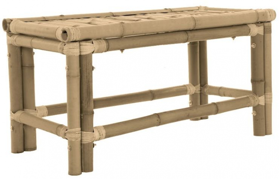 Soffbord / Trädgårdsbänk \'Bambu\' (Andrahandssort.)