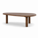 Soffbord \'Uovo\' 116.5x73cm - Valnöt