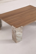 Soffbord \'Monte\' 115x75cm - Valnöt/Sten