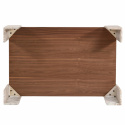 Soffbord \'Monte\' 115x75cm - Valnöt/Sten