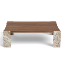 Soffbord \'Monte\' 115x75cm - Valnöt/Sten