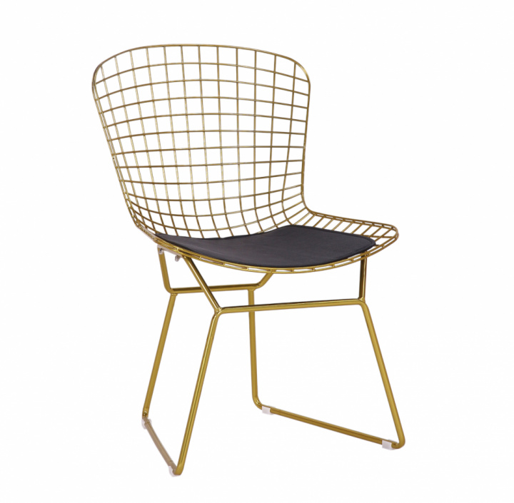 Stol \'Bertoia\' - Guld i gruppen RUM / Kk / Stolar hos Reforma (BTY-18-P6-guld)