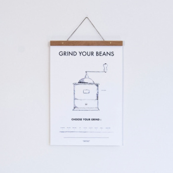 Barista Grind - poster & hngare