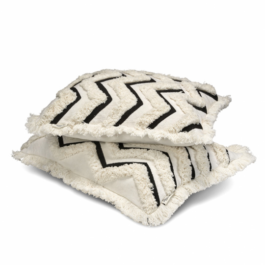 Kuddfodral \'Camden\' - Vit/Svart