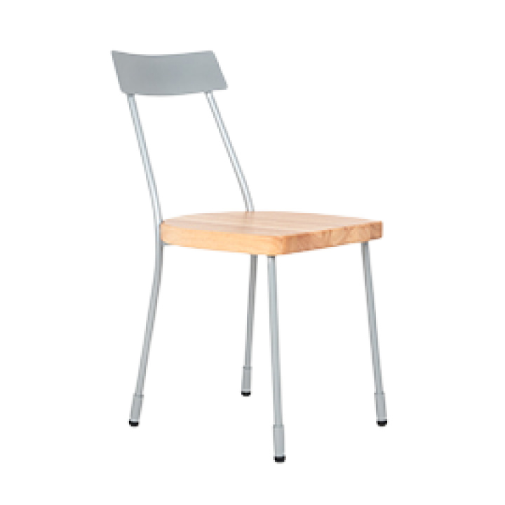 Stol \'Lena\' - Silver/Natur i gruppen Möbler / Sittmöbler / Stolar hos Reforma (CH001LEO-18)