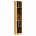 Bokhylla \'Colin\' 42x210 - Ek/Grå