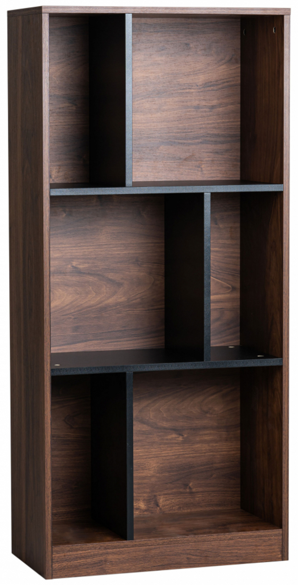 Bokhylla \'Colin\' 60x129 - Valnt/Svart