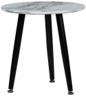 Soffbord \'Marbleous\' - Vit/Svart
