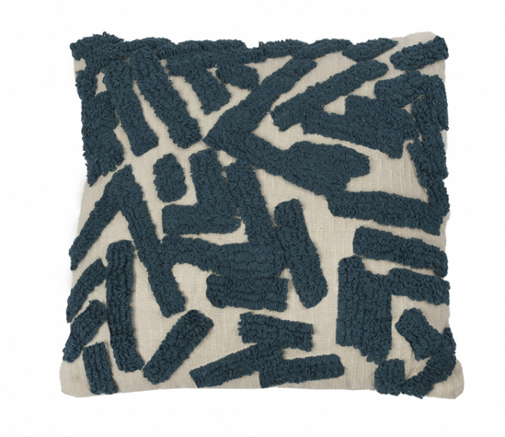 Prydnadskudde - Blå/Vit 45x45 i gruppen Kampanj / Inredning / Textilier hos Reforma (CUSHION-TO-233)