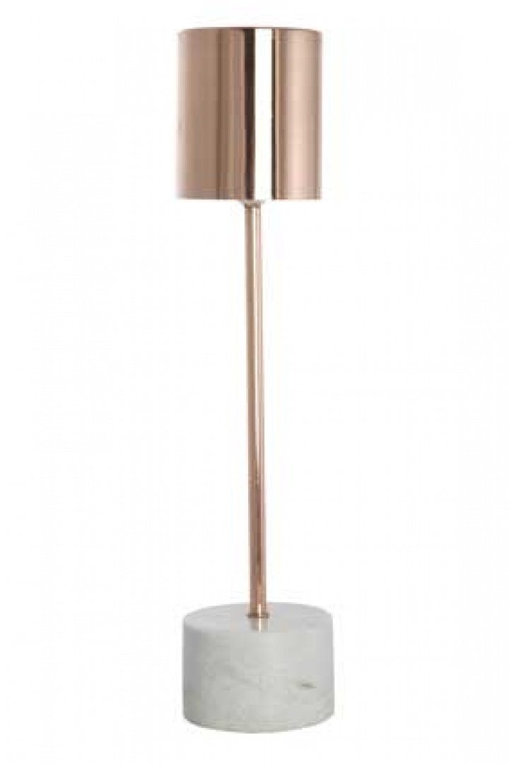 Bordslampa - Marmor och Koppar - House Doctor