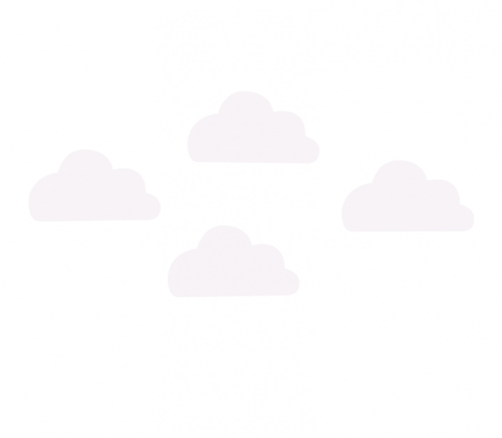 Väggdekor - Vita Moln 30 st i gruppen hos Reforma (Cloud-white-31)