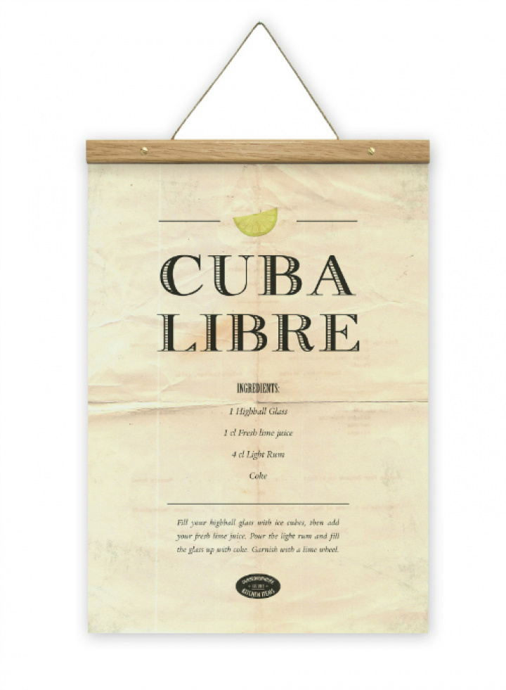 Cuba Libre - poster & hngare i gruppen hos Reforma (CubaLibre_A3)