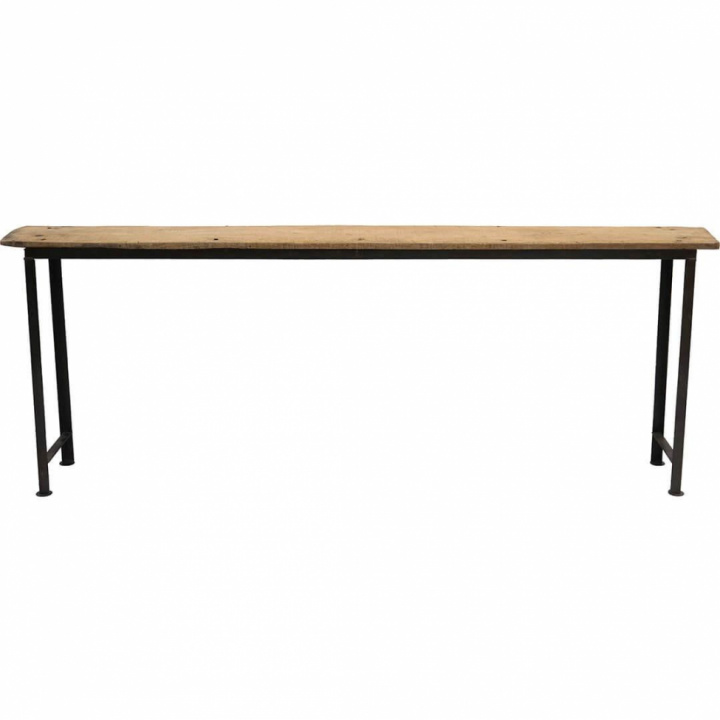 Lång och smal skolbänk Vintage - Trä i gruppen Möbler / Bord / Sidobord hos Reforma (D0620)