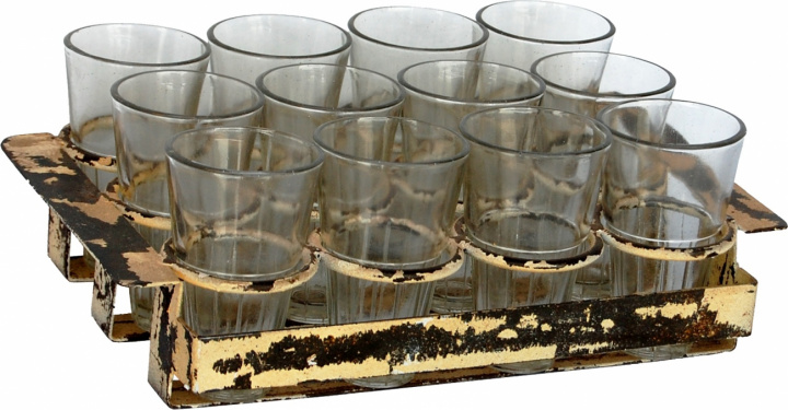 Vintage glashållare - 12 glas i gruppen Kampanj / Inredning / Dekoration hos Reforma (D16015)