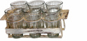 Bricka Vintage - 6 glas