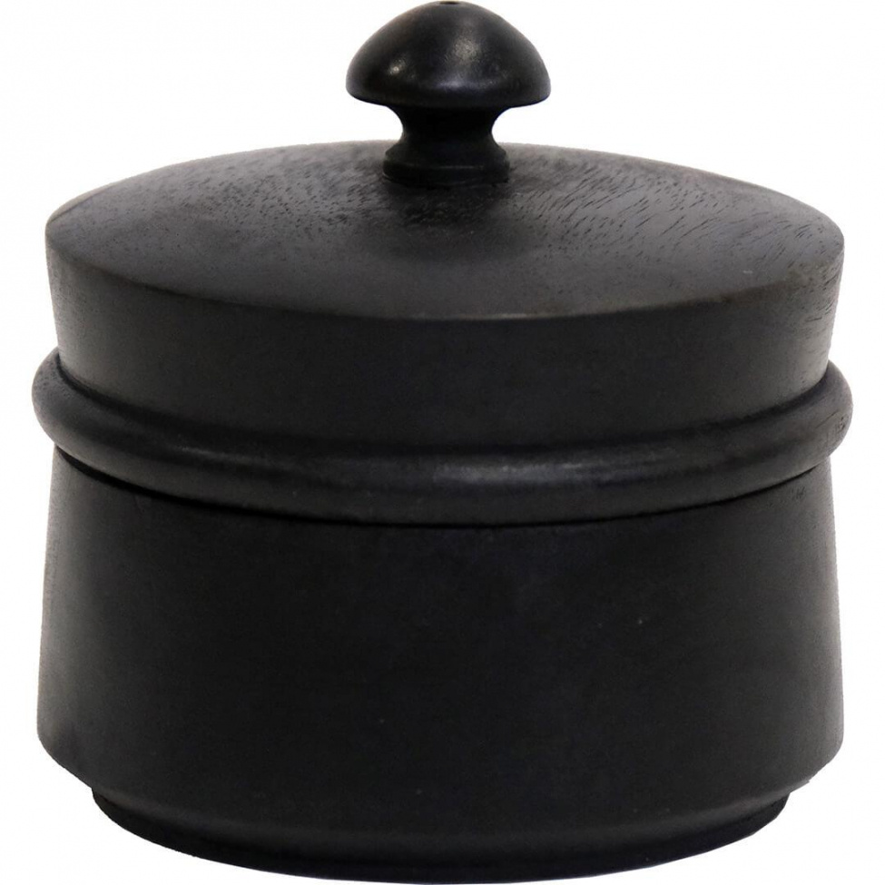 Vackert svart trfodral - Small