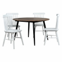 Matbord \'Round\' Runt 120cm - Mörkt trä