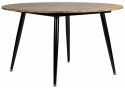 Matbord \'Round\' Runt 130cm - Mörkt trä 