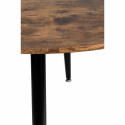 Matbord \'Round\' Runt 130cm - Mörkt trä 