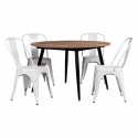 Matbord \'Round\' Runt 120cm - Ljust trä
