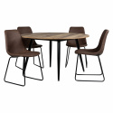 Matbord \'Round\' Runt 130cm - Ljust trä 